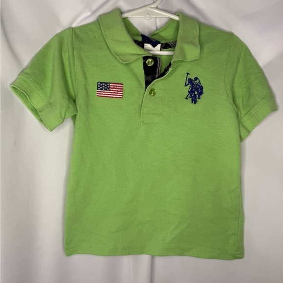 Boys Toddler Green Polo Shirt for Kids - Picture 1 of 3